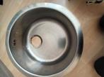 Spoelbak rond rvs 44x15diep.Gebruikt. 2.1kg, Huis en Inrichting, Keuken | Keukenelementen, Gebruikt, Minder dan 100 cm, 25 tot 50 cm