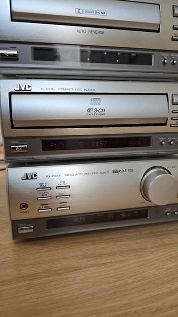 JVC XM-EX90  versterker + casetdesket +cd+minidisc  beschikbaar voor biedingen