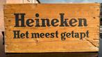 Houten Heineken krat mancave/zuipkeet/, Ophalen of Verzenden, Zo goed als nieuw, Overige typen, Heineken