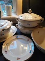 🫜🧄 Antiek serviesgoed met dekschalen 🧄🫜, Ophalen, Gebruikt, Overige stijlen, Porselein