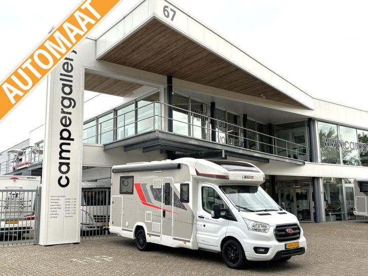 Challenger Graphite 328 Ultimate AUTOMAAT QUEENSBED HEFBED, Caravans en Kamperen, Campers, Bedrijf, tot en met 4, Half-integraal