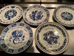 Serie Delfs blauwe bordjes van het koningshuis, Antiek en Kunst, Antiek | Wandborden en Tegels, Ophalen of Verzenden