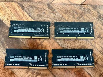 Imac/laptop geheugen DDR4 - 2x 4gb en 2x 8gb beschikbaar voor biedingen