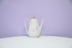 witte theepot pastel bloemen, Antiek en Kunst, Antiek | Servies los, Ophalen of Verzenden