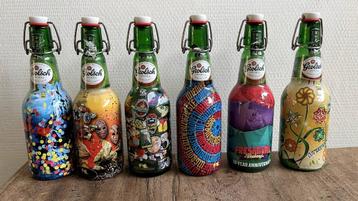 GROLSCH - Diverse flessen, blikken en glazen beschikbaar voor biedingen