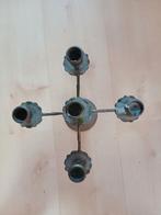 Koperen Kandelaar voor 5 kaarsen, Huis en Inrichting, Woonaccessoires | Kandelaars en Kaarsen, Bruin, Gebruikt, Brons of Koper