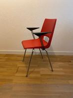 Kunststof kuipstoel met leuningen vintage, Ophalen, Gebruikt, Eén, Metaal