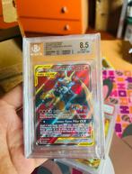 Charizard & Braixen GX 212/326 Beckett 8.5, Verzenden, Zo goed als nieuw, Losse kaart, Foil