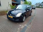 Suzuki Swift 1.3 5DRS 2008 Zwart, Auto's, Suzuki, Voorwielaandrijving, 400 kg, Origineel Nederlands, Handgeschakeld