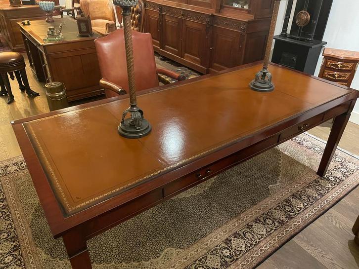 Engels leren bureau tafel partnerdesk, Huis en Inrichting, Bureaus, Zo goed als nieuw, Ophalen of Verzenden