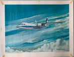 Affiche NLM Fokker F 27 Friendship., Verzamelen, Posters, Gebruikt, Ophalen of Verzenden, A1 t/m A3, Rechthoekig Staand