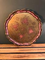 Prachtig Brocante rond Florentijns Dienblad., Antiek en Kunst, Ophalen of Verzenden