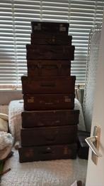 Bruine koffers, Ophalen, Overige materialen, Minder dan 50 cm, Gebruikt