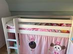 (Half)hoogslaper met prinsessen tent, Ophalen of Verzenden, Zo goed als nieuw, Hoogslaper