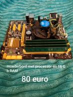 Moederbord met Intel Core & 16GB RAM, DDR3, Intel, Ophalen, Onbekend