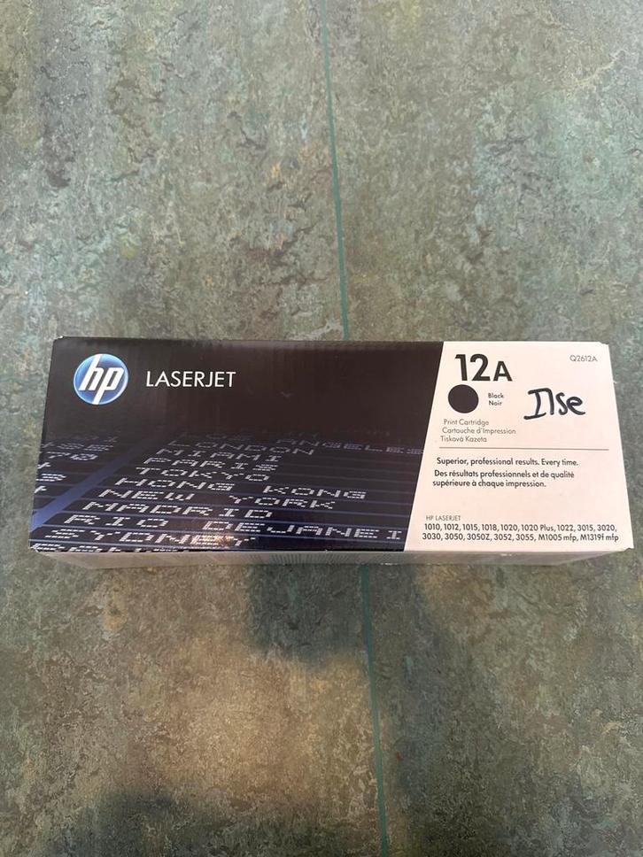 HP 12A Zwarte Toner - Nieuw, Computers en Software, Printerbenodigdheden, Nieuw, Toner, Ophalen of Verzenden