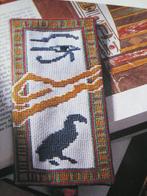 Borduurpatroon  Boekenlegger Egypte nr 8361, Hobby en Vrije tijd, Borduren en Borduurmachines, Verzenden, Handborduren, Patroon
