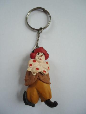 Pipo de clown sleutelhanger. oud