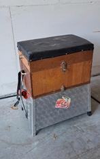 Viskoffer met toebehoren en diverse vishengels, Ophalen, Gebruikt