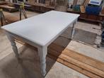 Witte Eettafel met Gedraaide Poten, Antiek en Kunst, Ophalen