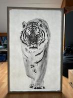 Groot canvas doek tijger, Ophalen, 50 tot 75 cm, 75 cm of meer