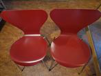 Fritz Hansen vlinderstoel, Ophalen, Gebruikt, Twee, Rood