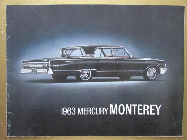 1963 MERCURY MONTEREY Prestige brochure, Engels, Boeken, Auto's | Folders en Tijdschriften, Zo goed als nieuw, Overige merken