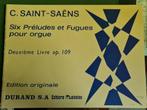 Saint-Saëns Six Preludes et Fugues, Ophalen of Verzenden, Zo goed als nieuw, Les of Cursus, Klassiek