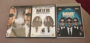 Te koop dvds men in black deeln1 , 2 , 3. beschikbaar voor biedingen