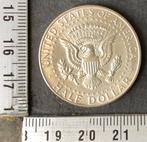 munt, 1/2 dollar Amerika 1964, zilver, zie omschrijving, Postzegels en Munten, Verzenden, Noord-Amerika, Losse munt, Zilver