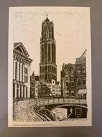 De Dom tekening, Oudegracht, Ophalen