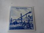 Oude tegel Delfts blauw Baggerzeilweekend 1987, Antiek en Kunst, Ophalen
