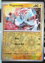Pokemon - Magnemite (OBF 063) - Reverse holo.., Ophalen of Verzenden, Nieuw, Losse kaart, Foil