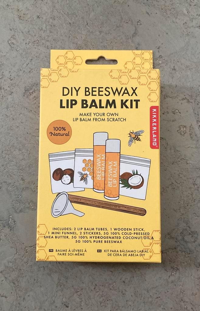 DIY lippenbalsem, lip balm kit beeswax, nieuw, Sieraden, Tassen en Uiterlijk, Uiterlijk | Mondverzorging, Zo goed als nieuw, Lipbalsem