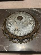 Antiek plafondlamp, Huis en Inrichting, Lampen | Plafondlampen, Ophalen, Zo goed als nieuw