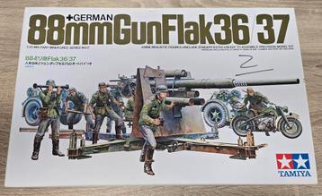 Tamiya MM117 (1735017) 1:35 German 88mm Flak 36/37 beschikbaar voor biedingen