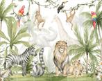 Jungle Safari behang, Jungle dieren, NIEUW , Muurdeco4kids, Kinderen en Baby's, Kinderkamer | Inrichting en Decoratie, Nieuw, Wanddecoratie