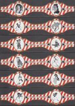 Sigarenbanden van Aladdin, Murillo 1-12 oranje-goud, Ophalen of Verzenden, Nieuw, Sigarenbandjes