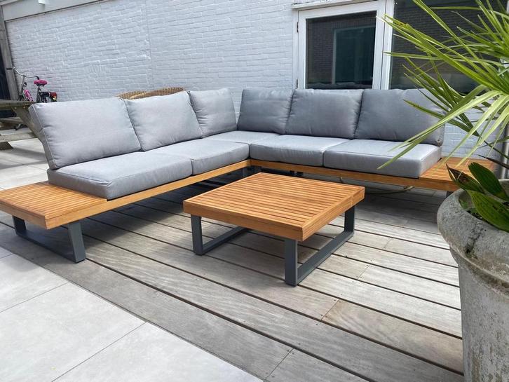 Malta tuinset loungebank, van €1650,- voor €1299,-, Tuin en Terras, Tuinsets en Loungesets, Zo goed als nieuw, Aluminium, Verzenden