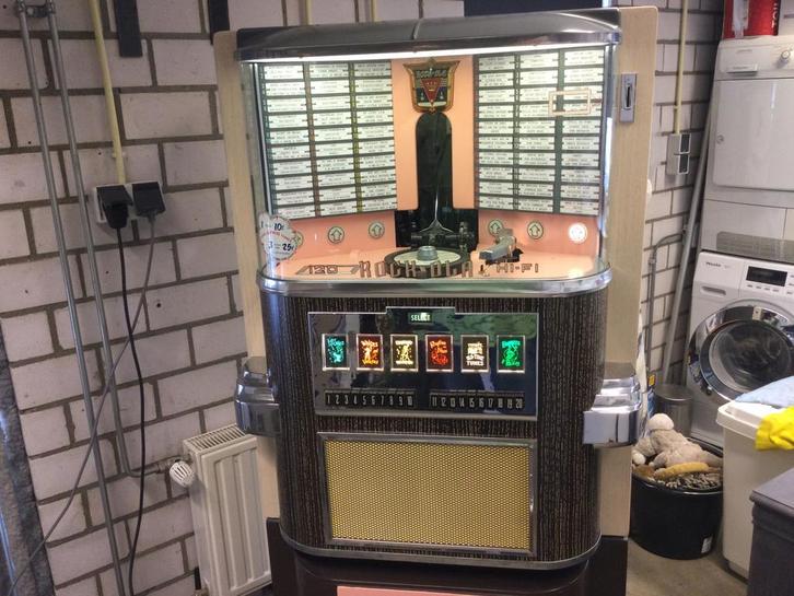rock ola  1464, Verzamelen, Automaten | Jukeboxen, Zo goed als nieuw, Rock Ola, 1950 tot 1960, Ophalen