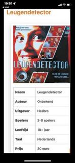 18+ spel Leugendetector Hasbro Nieuw, Nieuw, Ophalen of Verzenden
