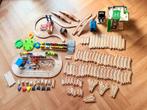 Houten Treinbaan Set - Compleet met Accessoires, Ophalen, Jongen of Meisje
