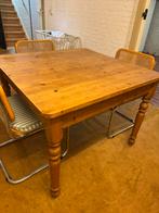 Grenen eettafel 1 x 1, Antiek en Kunst, Ophalen