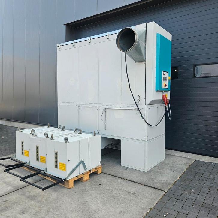 ALKO 300 Afzuiging onderdruk afzuiger 3 containers  **, Doe-het-zelf en Verbouw, Ventilatie en Afzuiging, Zo goed als nieuw, Afzuiger
