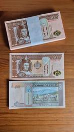 Mongolië bundel 100x 50 tugrik 2024 UNC, Ophalen of Verzenden, Oost-Azië, Setje