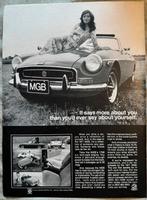 Advertentie 1971 MGB USA, Verzenden, Zo goed als nieuw, Auto's