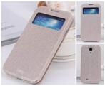 S-View Hoesjes voor Samsung S4 - Champagne, Telecommunicatie, Mobiele telefoons | Hoesjes en Frontjes | Samsung, Verzenden, Nieuw