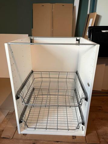 IKEA METOD keukenonderkast met 2 draadmanden - afbeelding 1