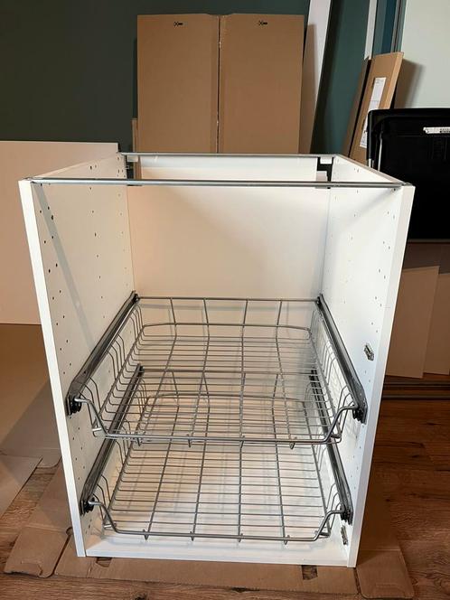 IKEA METOD keukenonderkast met 2 draadmanden, Huis en Inrichting, Keuken | Keukenelementen, Gebruikt, Minder dan 100 cm, 50 tot 100 cm