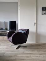 Design fauteuil op draaipoot., Huis en Inrichting, Fauteuils, Zo goed als nieuw, Ophalen